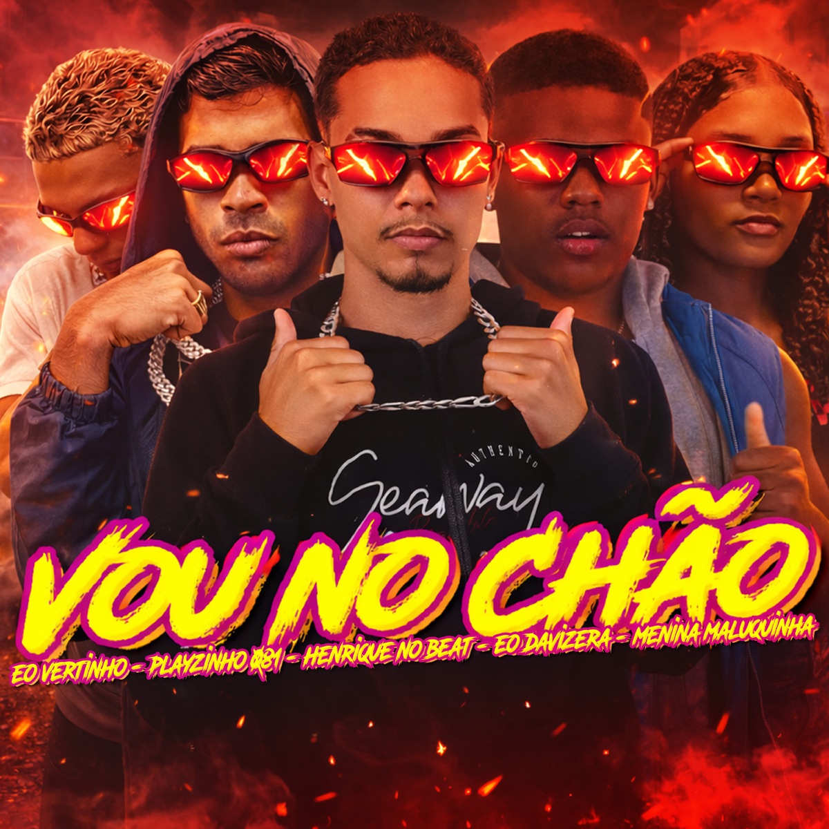 Vou no Chão (feat. Menina Maluquinha) - Single by Eo Davizera, Playzinho 081 & Eo Vertinho album cover