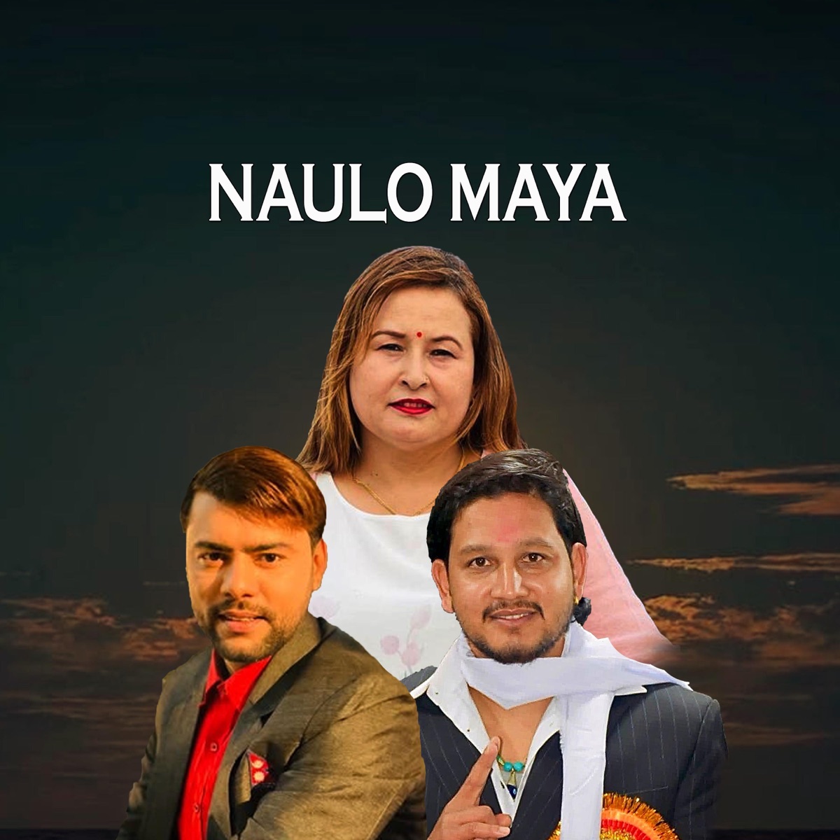 Naulo Maya (feat. Purshottam Gaire & Ishwor Singh) - EP by Phul Maya Kc album cover