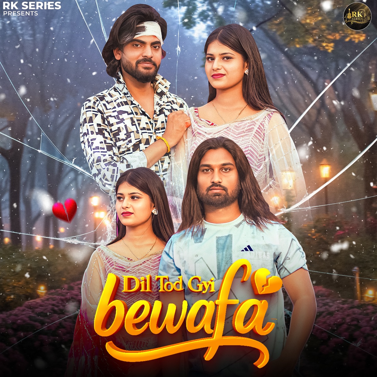 Dil Tod Gyi Bewafa - Single by Arun Bhati, Satish Gahlot, Manoj Chairman & Narender Jogi album cover