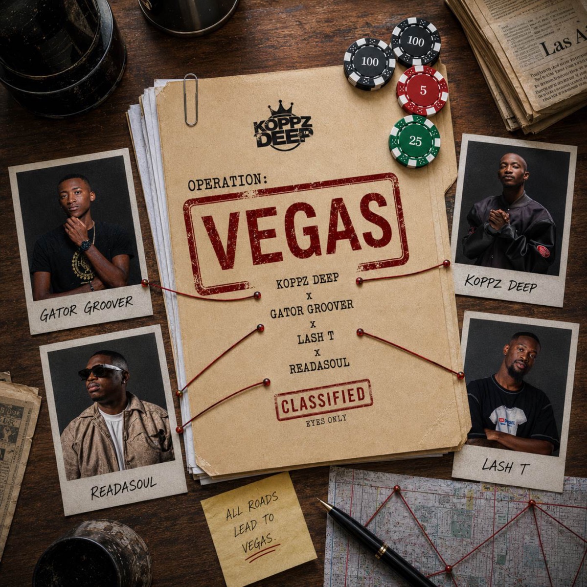 Vegas - Single by Koppz Deep, Gator Groover, ReaDaSoul & Lash T album cover