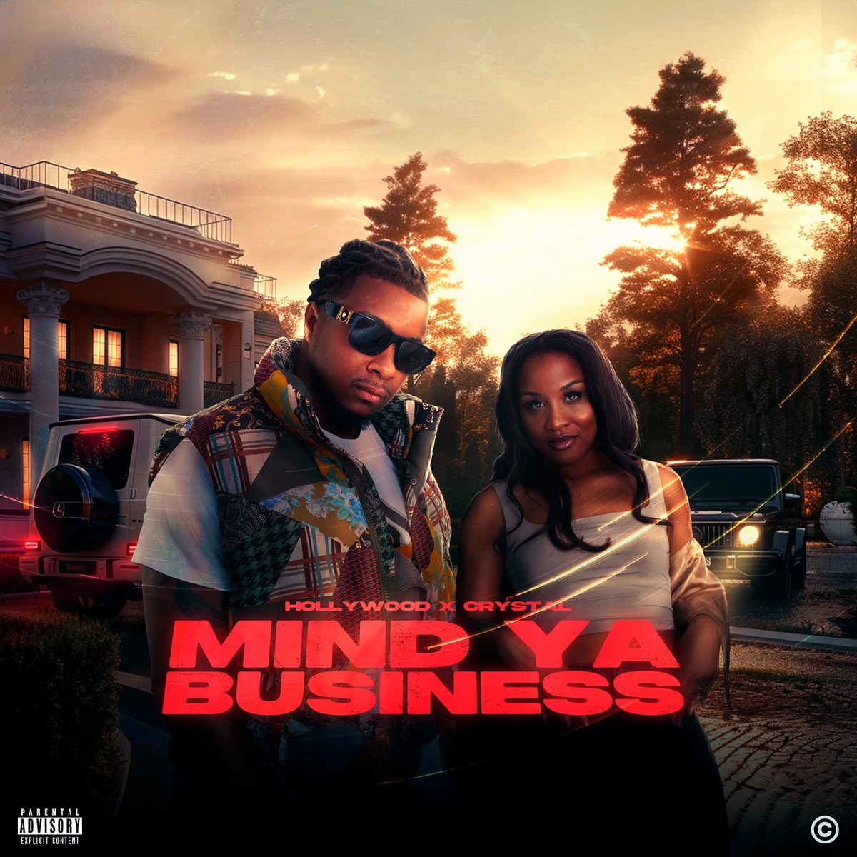 Mind Ya Business - Single by Hollywood X & Crystal album cover