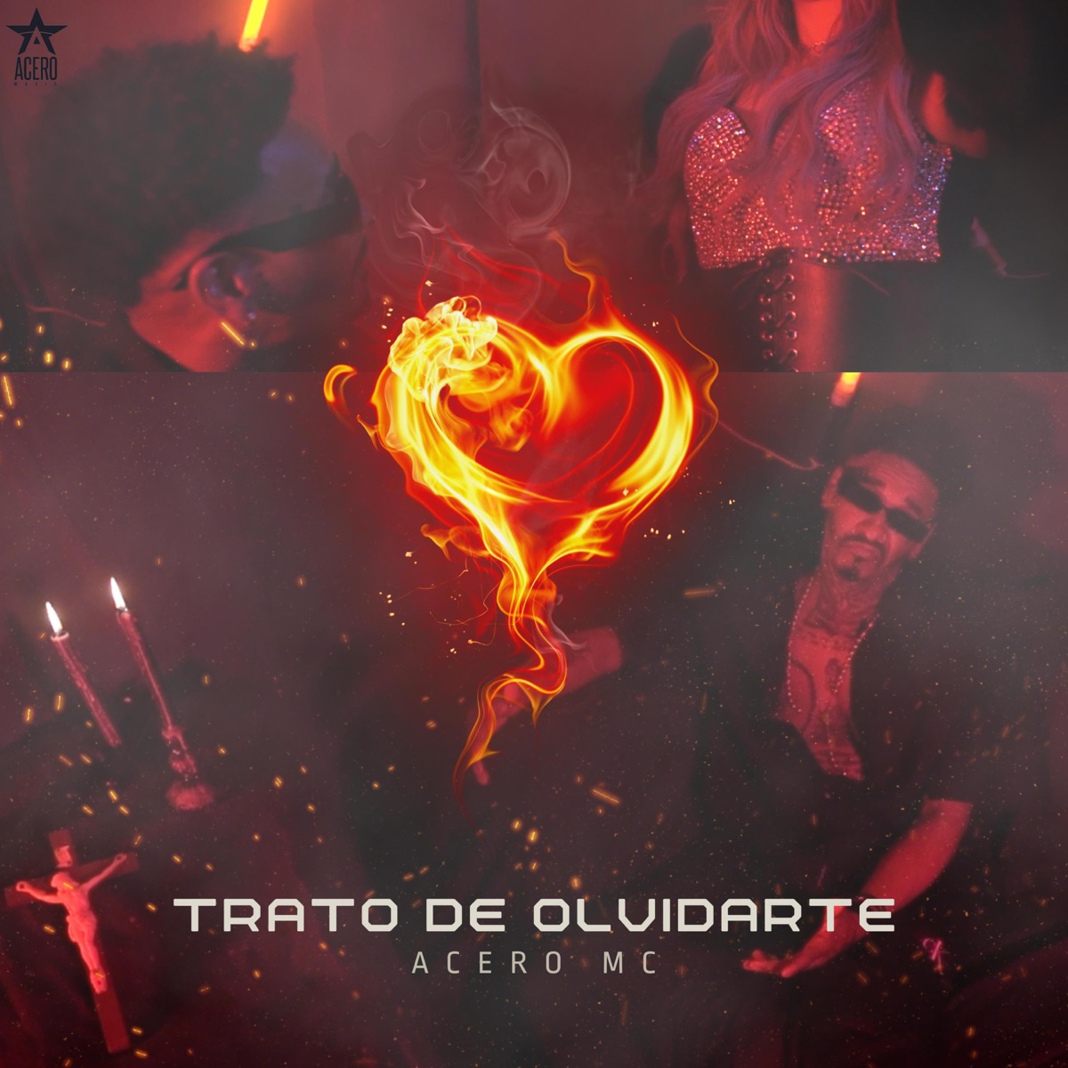 Trato de Olvidarte - Single by Acero MC album cover