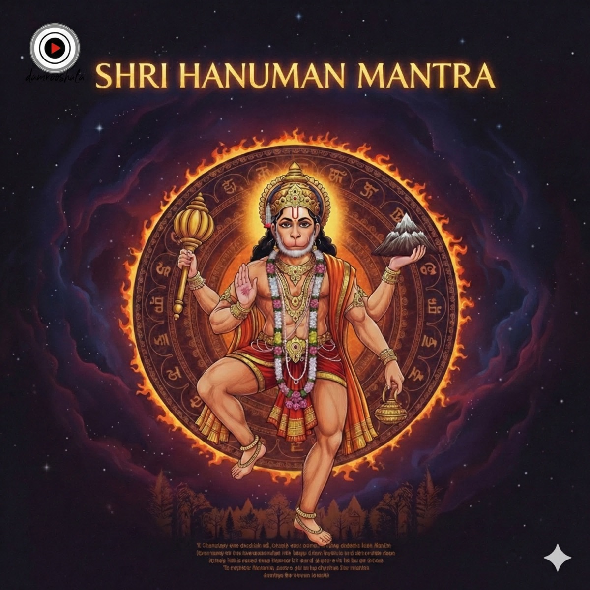 Shri Hanuman Mantra - Single by Agnel Roman & Pryshh album cover