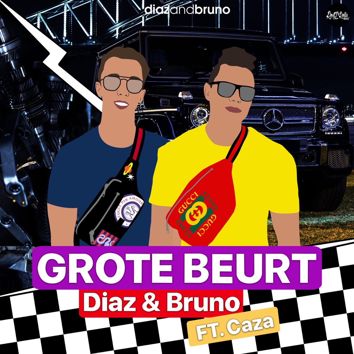 Grote Beurt (feat. Caza) - Single by Diaz & Bruno album cover