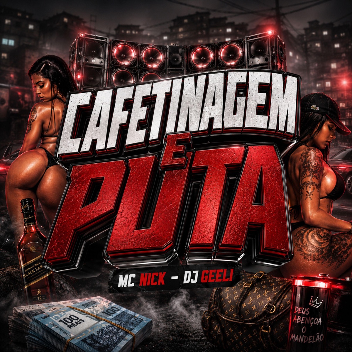 CAFETINAGEM E PUTA - Single by Dj geéli & MC NICK ZN album cover