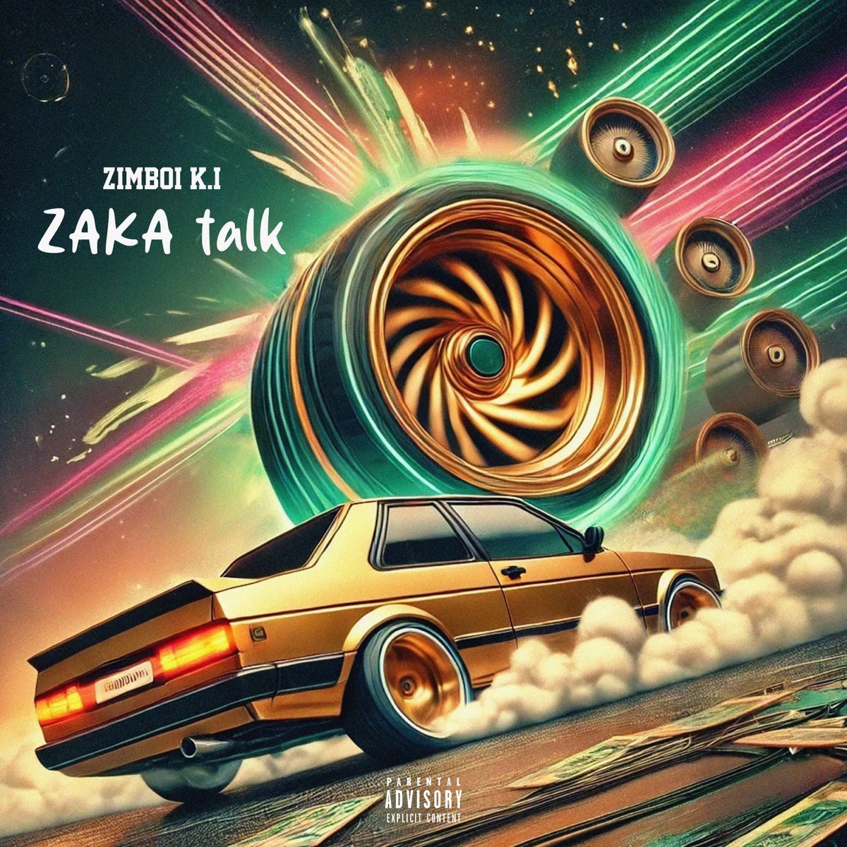 ZAKA talk (feat. ZimBoi K.i) - Single by King Hood Africa album cover