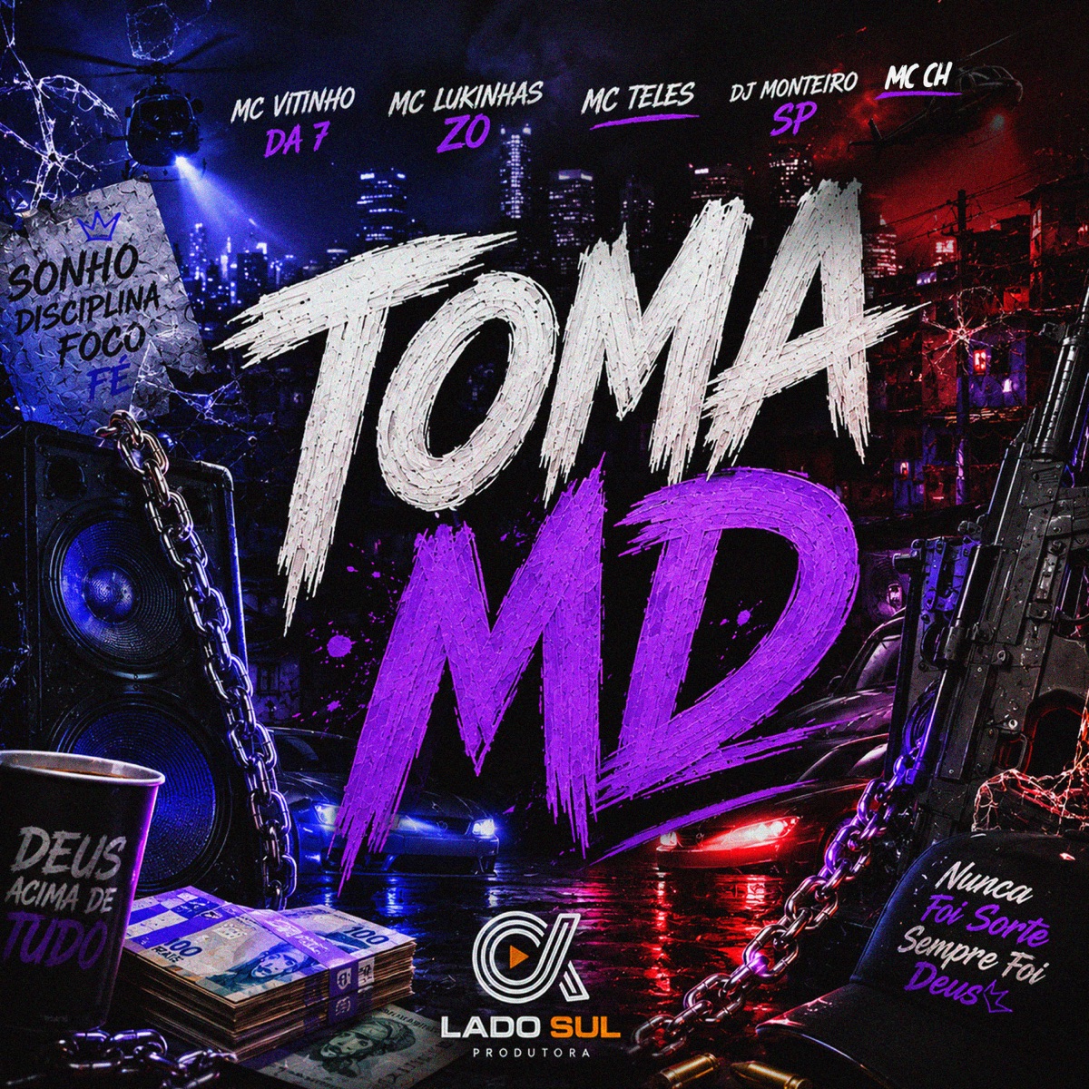 Toma Md (feat. MC CH) - Single by MC Vitinho Da 7, MC Lukinhas ZO & MC Teles album cover