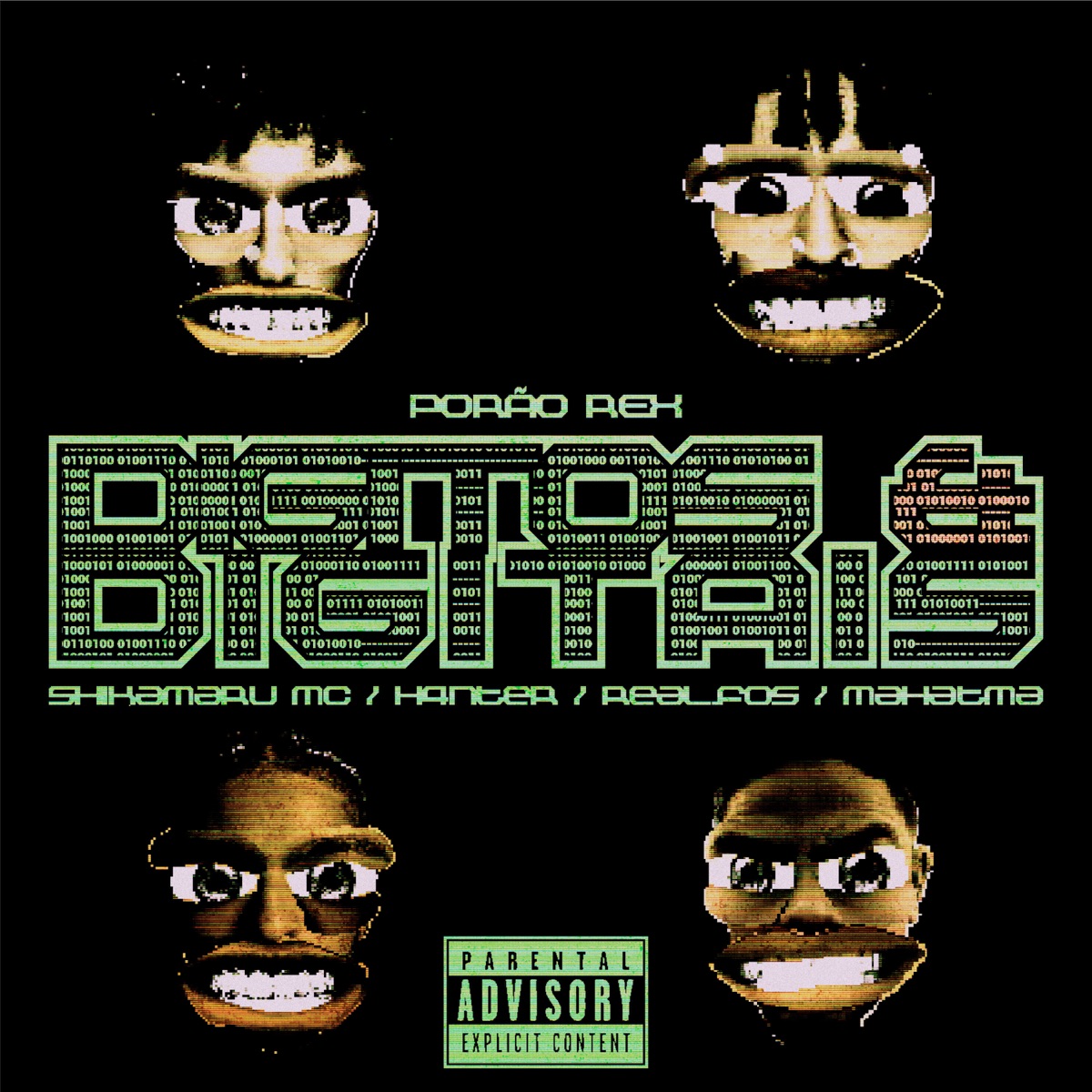 DIGITOS&DIGITAIS (feat. SHIKAMARU MC, h4nter, Real.fos & Mahatma) - Single by Porão Rex album cover