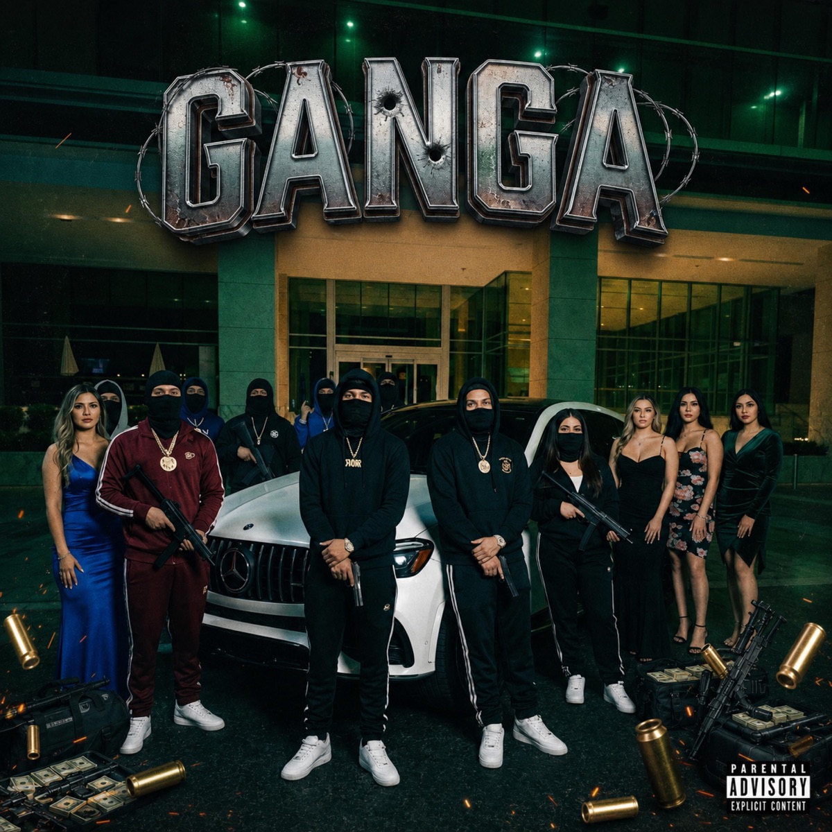 GANGA (feat. Gael & Raymofak) - Single by shozen crazy album cover