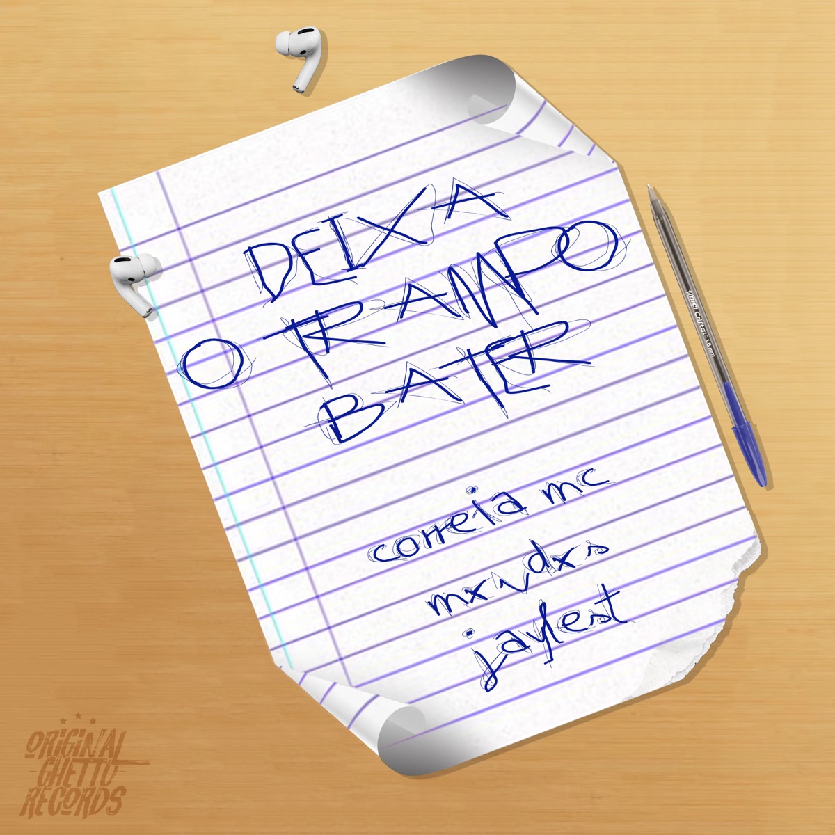 DEIXA O TRAMPO BATER! - Single by MXNDXS, Correia MC & Jaylest album cover