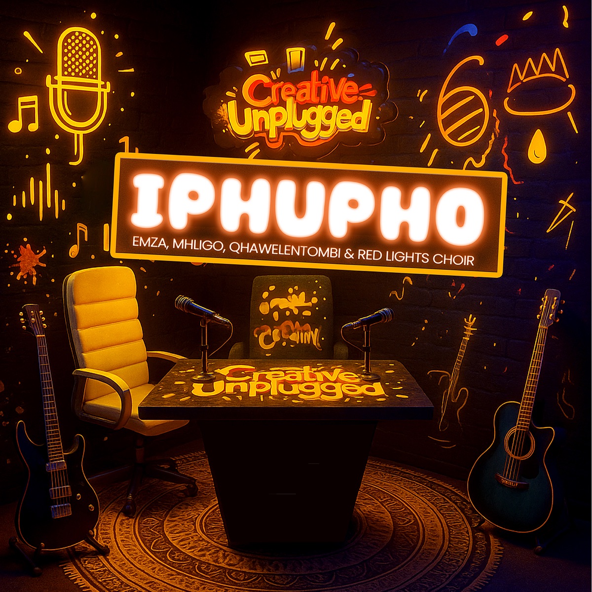 Iphupho - Single by Creatives Unplugged, Emza, Mhligo, Qhawelentombi & Red Lights Choir album cover