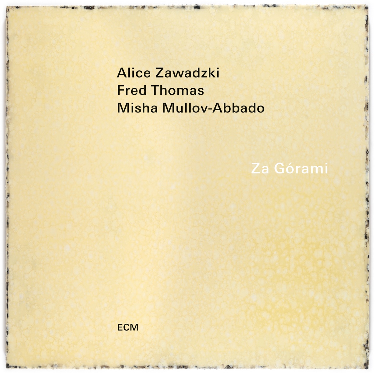 Za Górami by Alice Zawadzki, Fred Thomas & Misha Mullov-Abbado album cover
