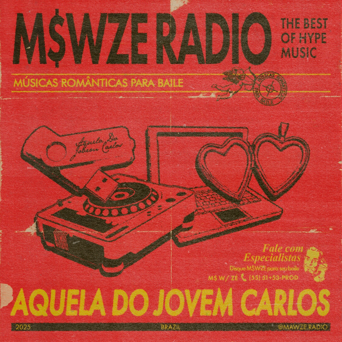 Aquela do Jovem Carlos (Remix) - Single by Marvyn, MynameisJozé, Thammy & MAWZE RADIO album cover