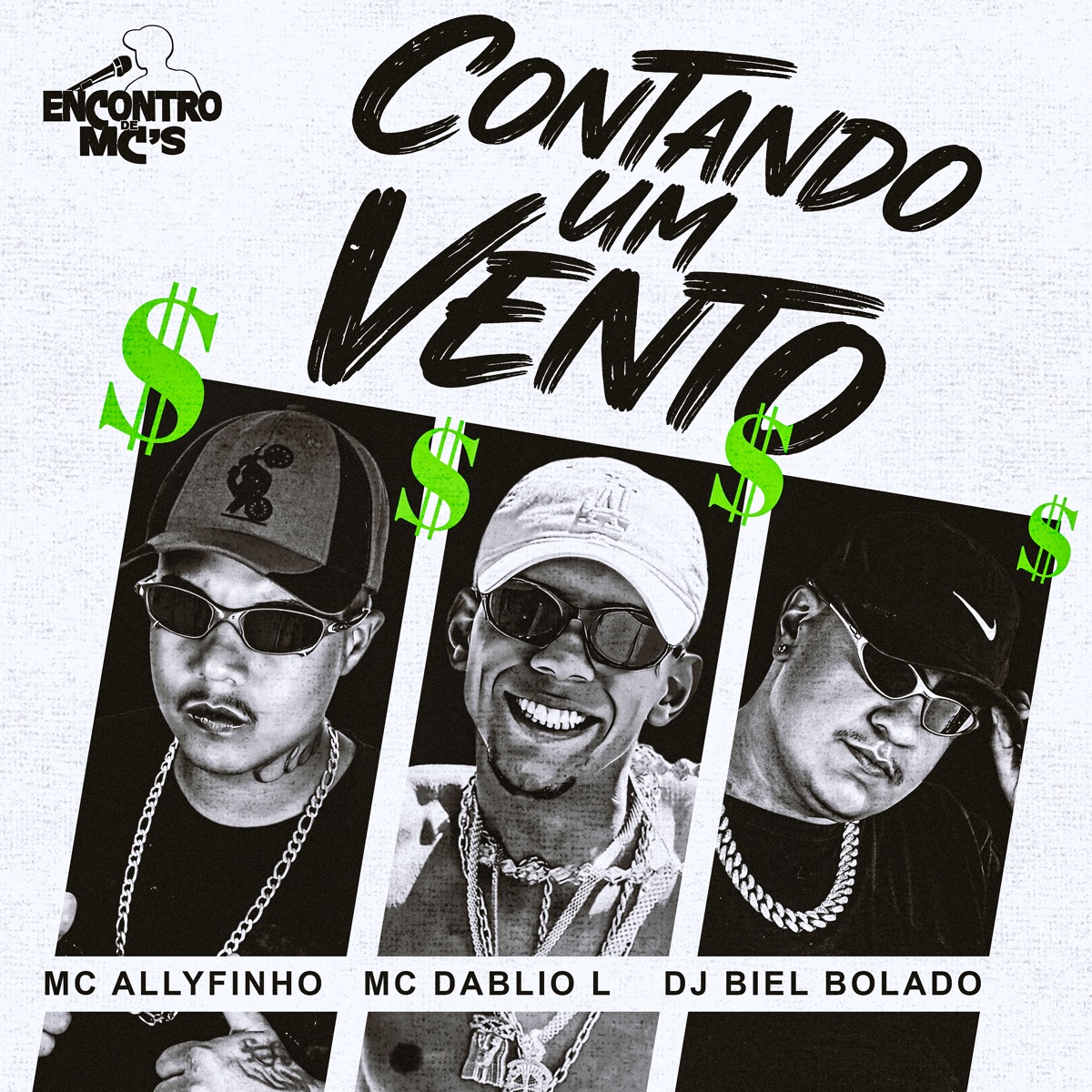Contando um Vento - Single by MC Allyfinho, Mc Dablio L & DJ Biel Bolado album cover