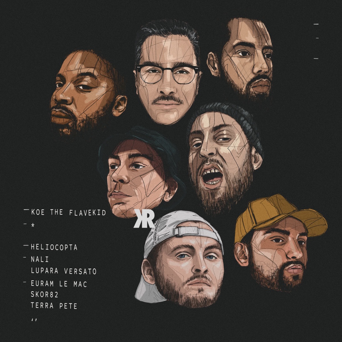 Waffenschein (feat. Heliocopta, Terra Pete, Lupara Versato, Skor82, NALI, Euram Le Mac, KOE The Flavekid & Figub Brazlevic) - Single by Krekpek album cover
