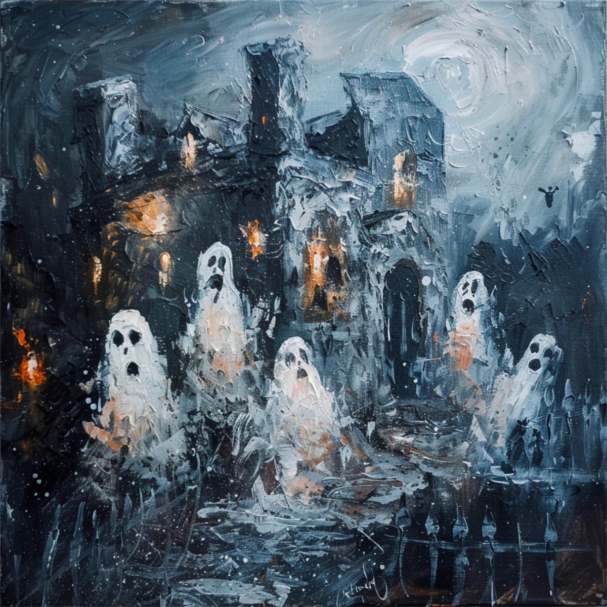 Please Don't Haunt Me (feat. Witchouse 40k, Saliva Grey, 99zed, TWENTYTHREE & Grim Salvo) - Single by Haunted House, KAMAARA & Savage Ga$p album cover