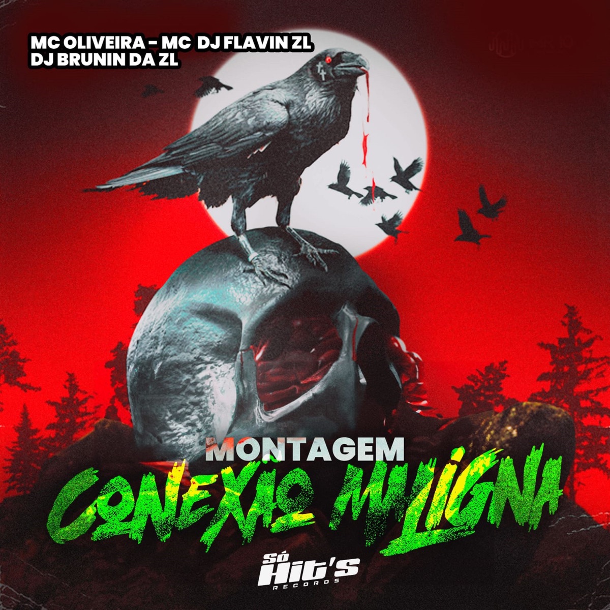 Montagem Conexão Maligna - Single by DJ FLAVIN ZL, DJ BRUNIN DA ZL & Mc oliveira album cover