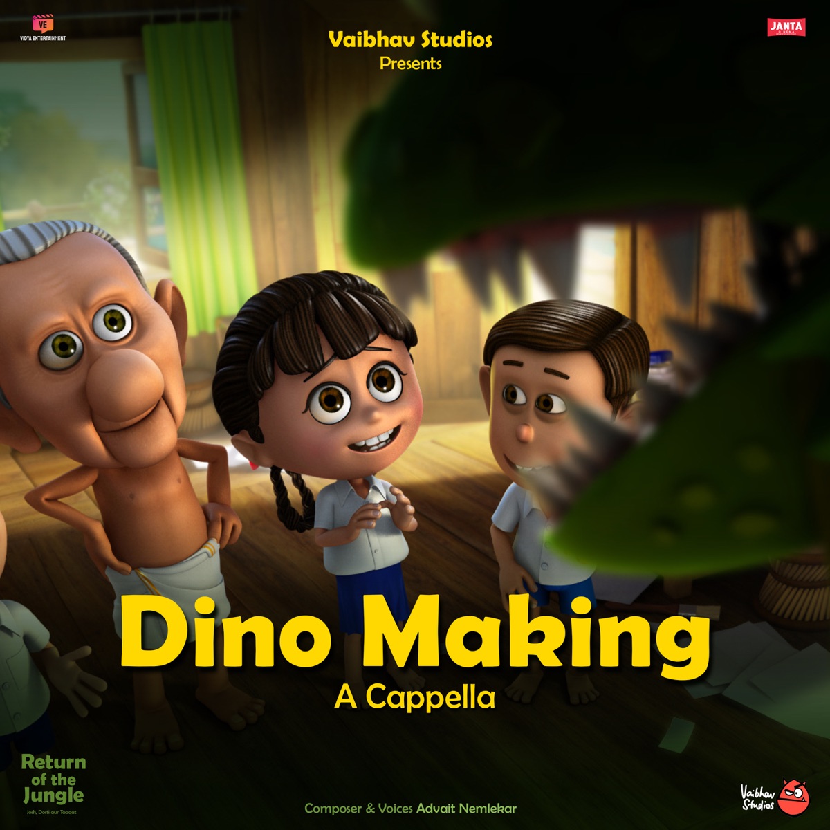Dino Making A Cappella (From "Return of the Jungle") - Single by Advait Nemlekar album cover
