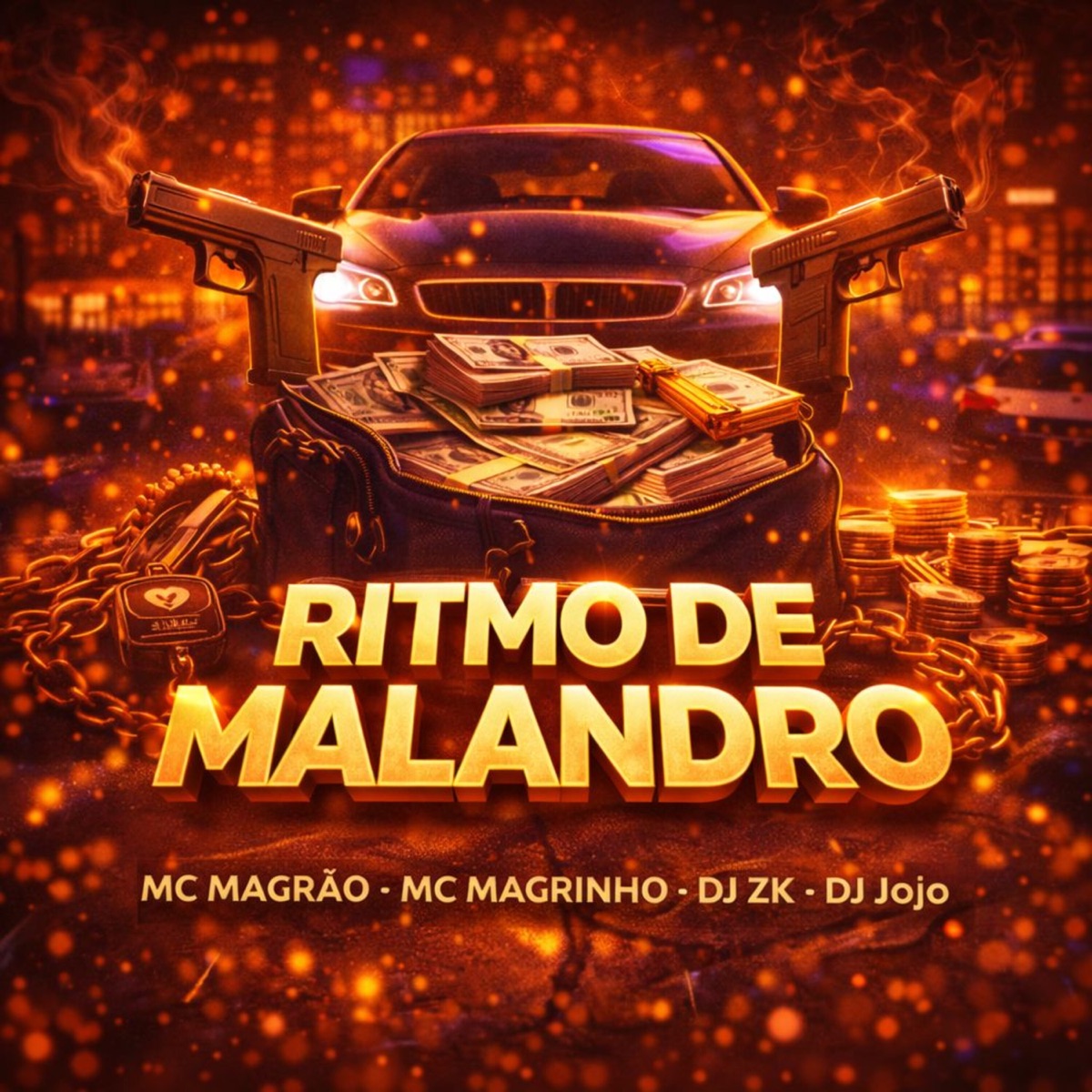 Ritmo de Malandro - Single by DJ ZK, Mc Magrão, DJ Jojo & Mc Magrinho album cover