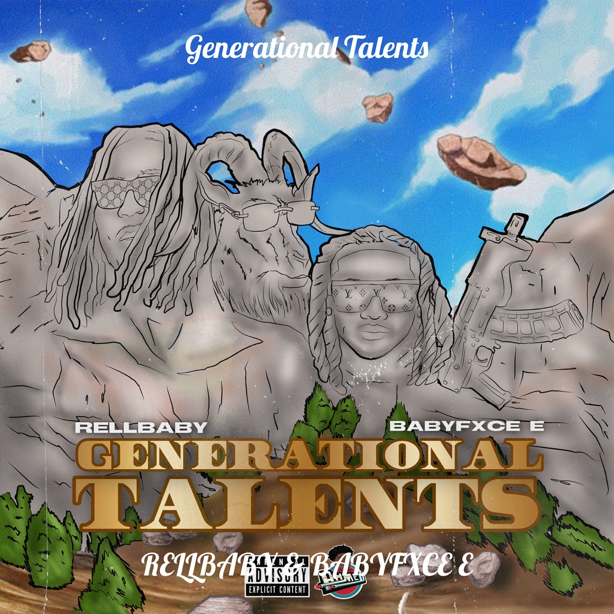 Generational Talents - Single by RellBaby & Babyfxce E album cover artwork