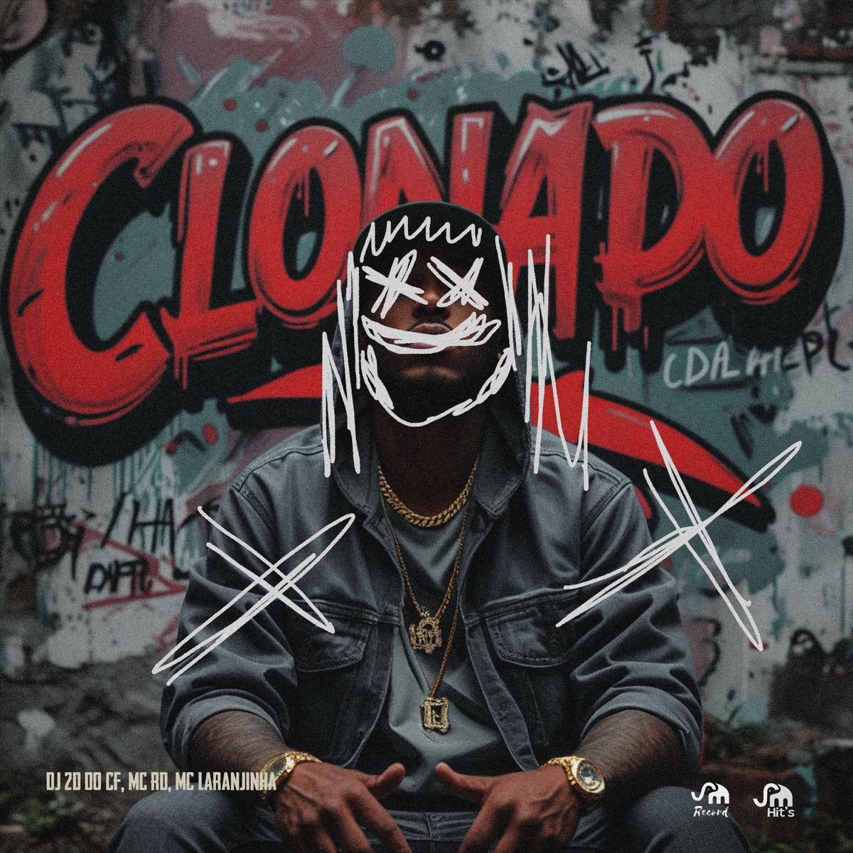 Clonado - Single by DJ 2D Do CF, Mc Rd & Mc Laranjinha album cover