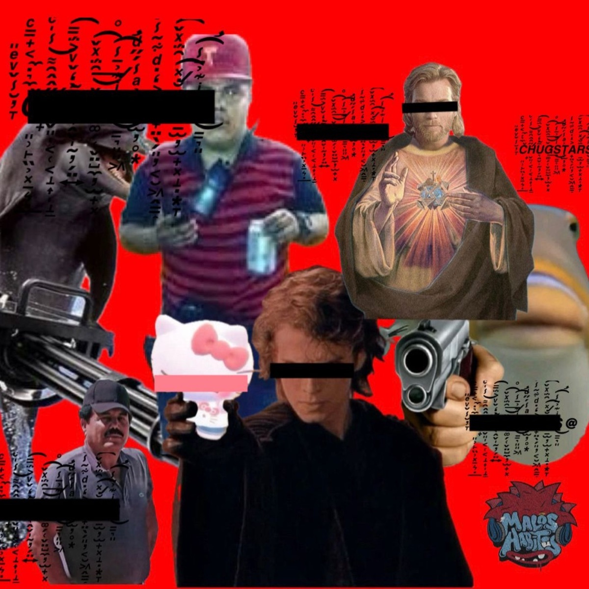CHUGSTARS (Remastered 2026) - Single by MANA, Malos Hábitos, Delfino & Darth&Vader album cover
