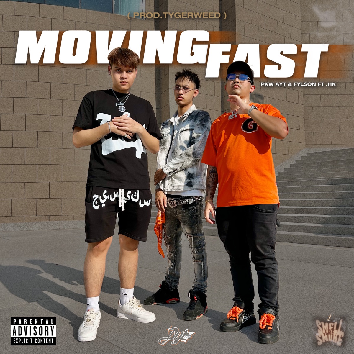 MOVING FAST (feat. HK) - Single by PKW AYT & fylson album cover