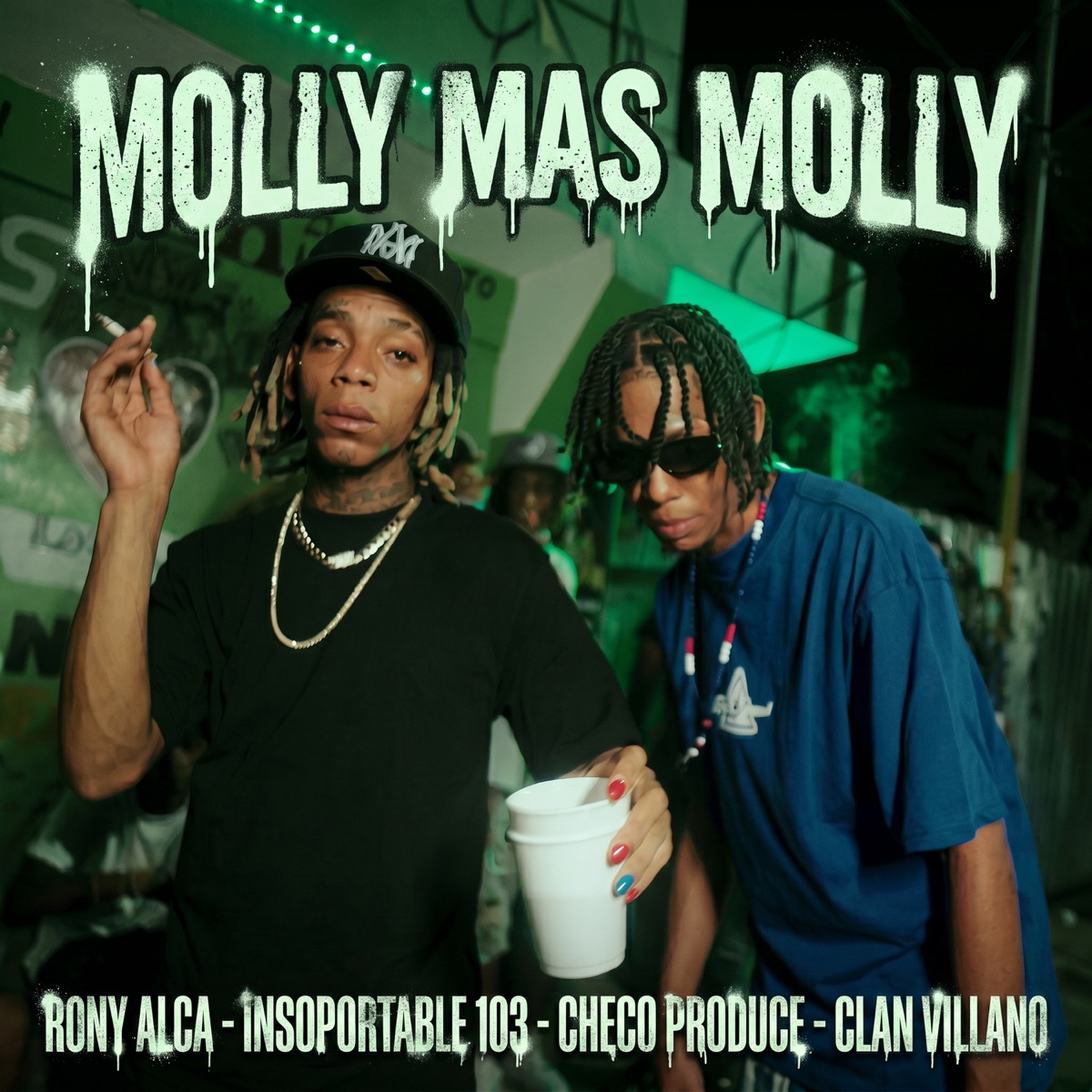 Molly Mas Molly - Single by Checo Produce, Rony Alca, Insoportable 103 & Clan Villano album cover