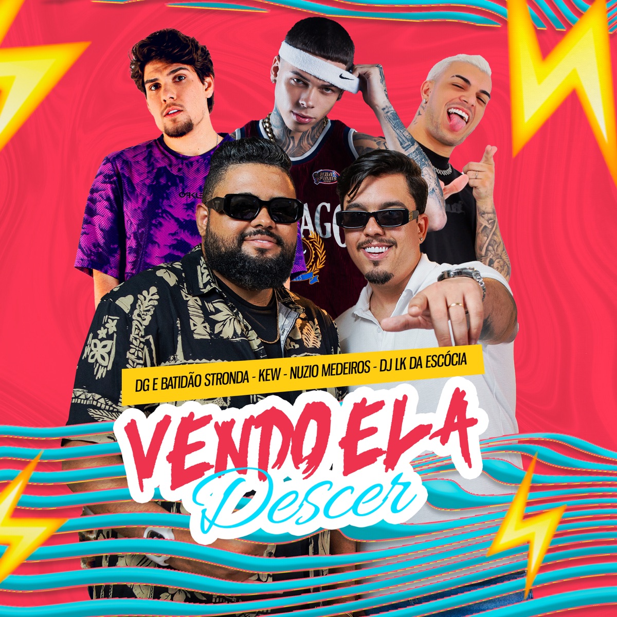 Vendo Ela Descer (feat. Dj LK da Escócia) - Single by DG e Batidão Stronda, Kew & Nuzio Medeiros album cover