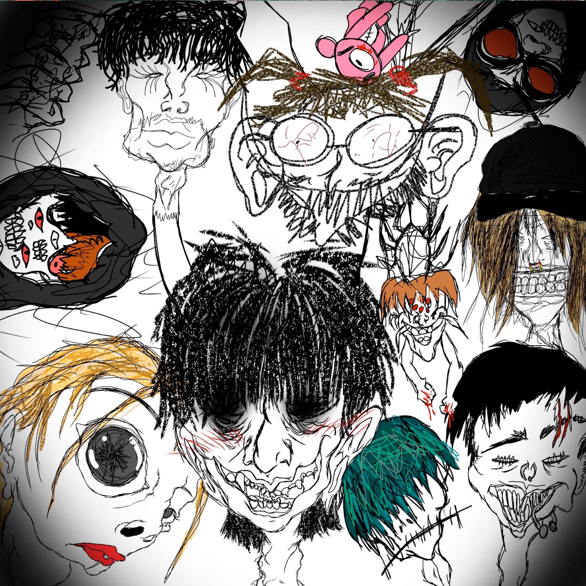 Frankenstein (feat. Kid Pingo, Kidd Sleepy, Artujo, Zari99, Siko, GhoulStar & Syntev) - Single by SAMOS2000, Babyohikari & Andy The Kidd album cover
