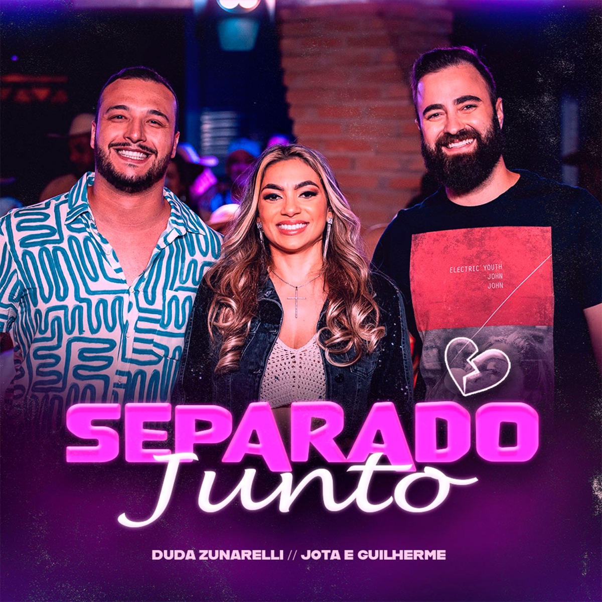 Separado Junto (Ao Vivo) - Single by Duda Zunarelli & Jota & Guilherme album cover