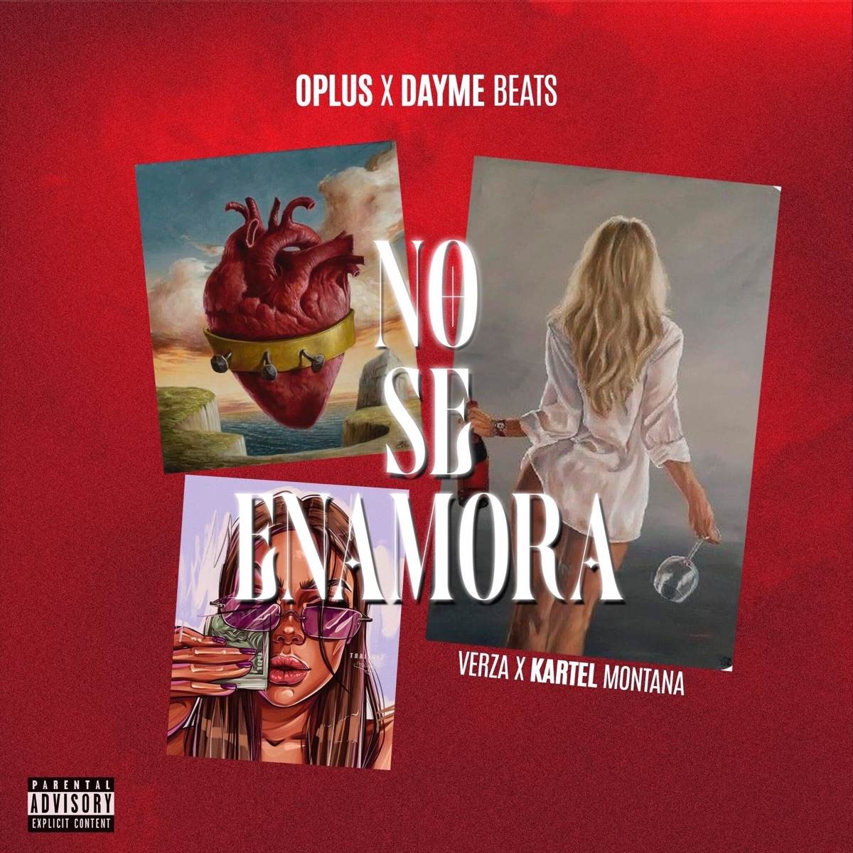 No Se Enamora (feat. Kartel Montana) - Single by OPlus, Dayme Beats & Verza album cover