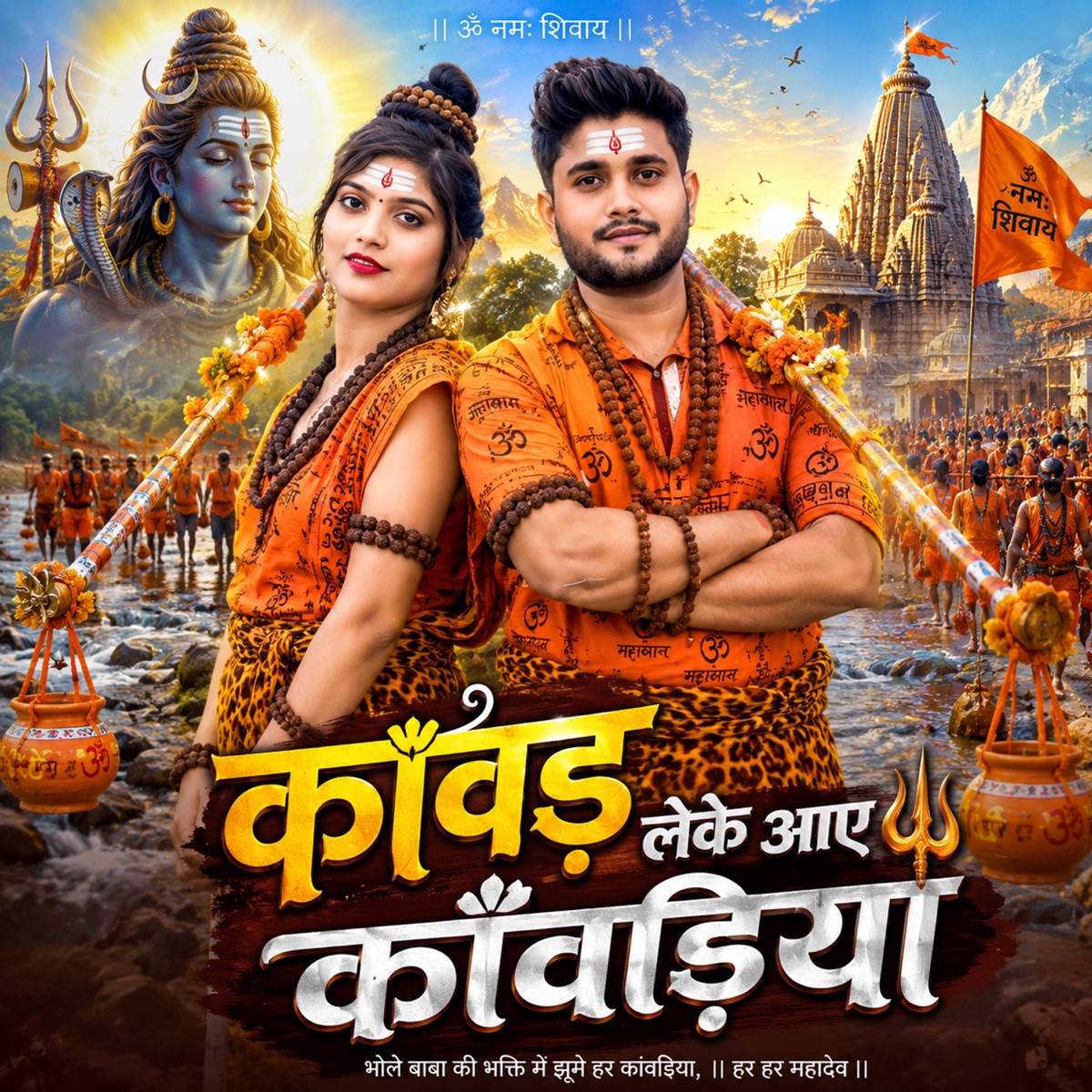 Kawad Leke Aaye Kanwariya - Single by Tannu sikarwar & Sunny sikarwar album cover