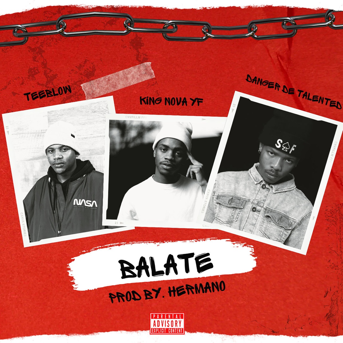 Balate (feat. King Nova YF & Danger De Talented) - Single by Teeblow album cover