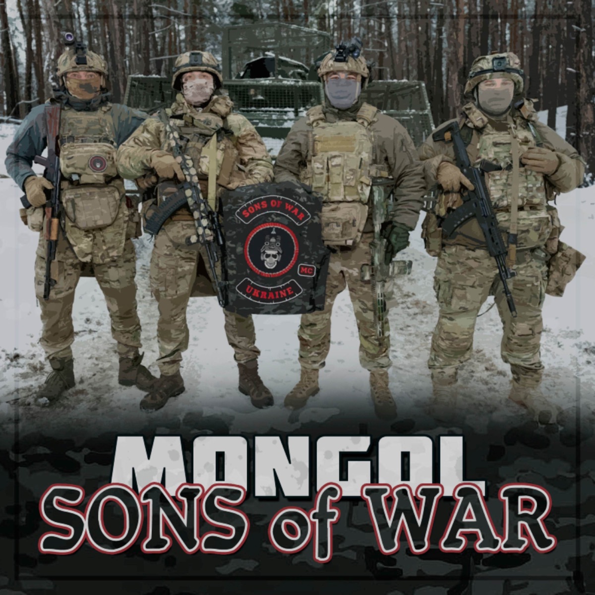 SONS of WAR - Single by MONGOL & MILITARY UNDERGROUND THEATRE album cover