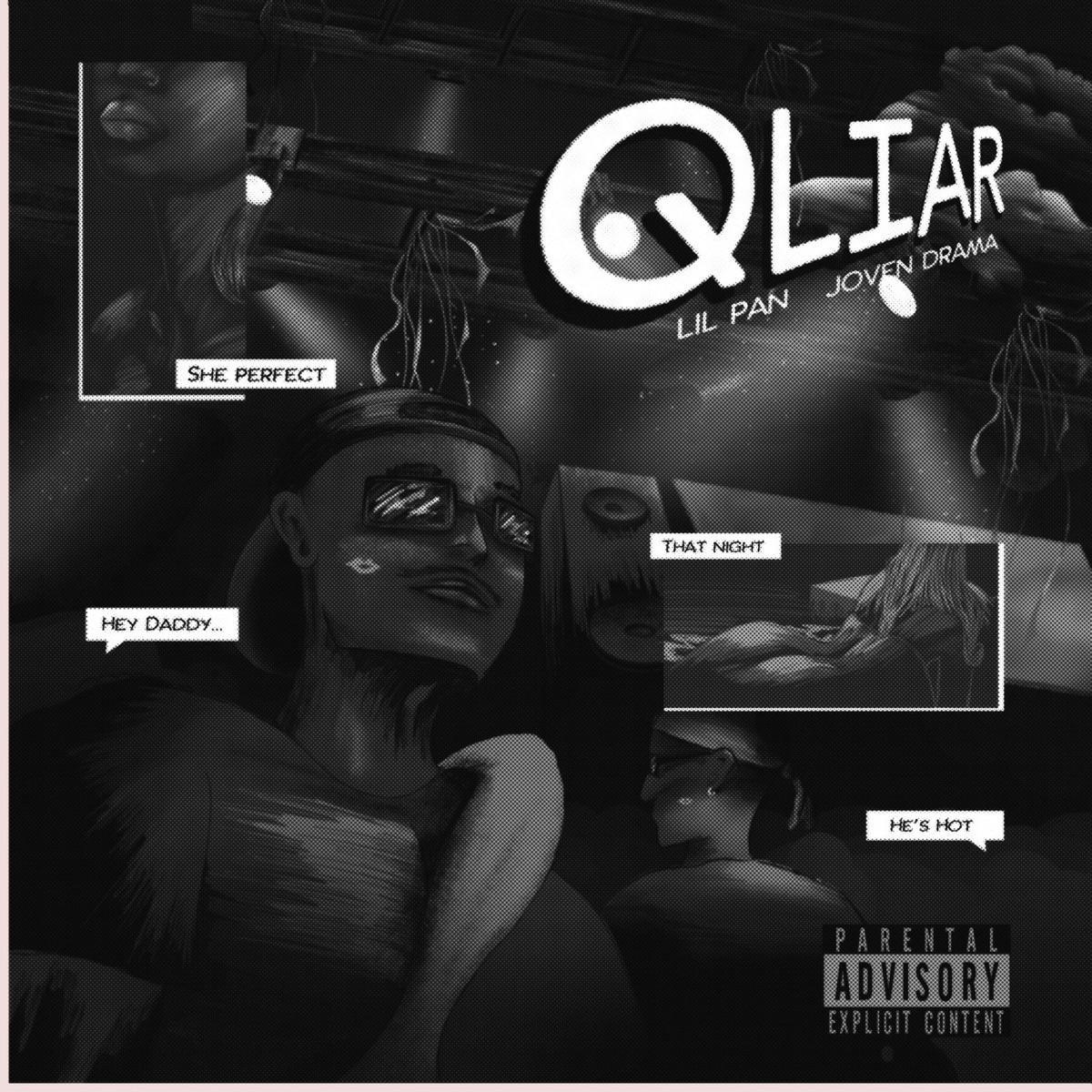 QLIAR (feat. Joven Drama) - Single by Lil Pan album cover