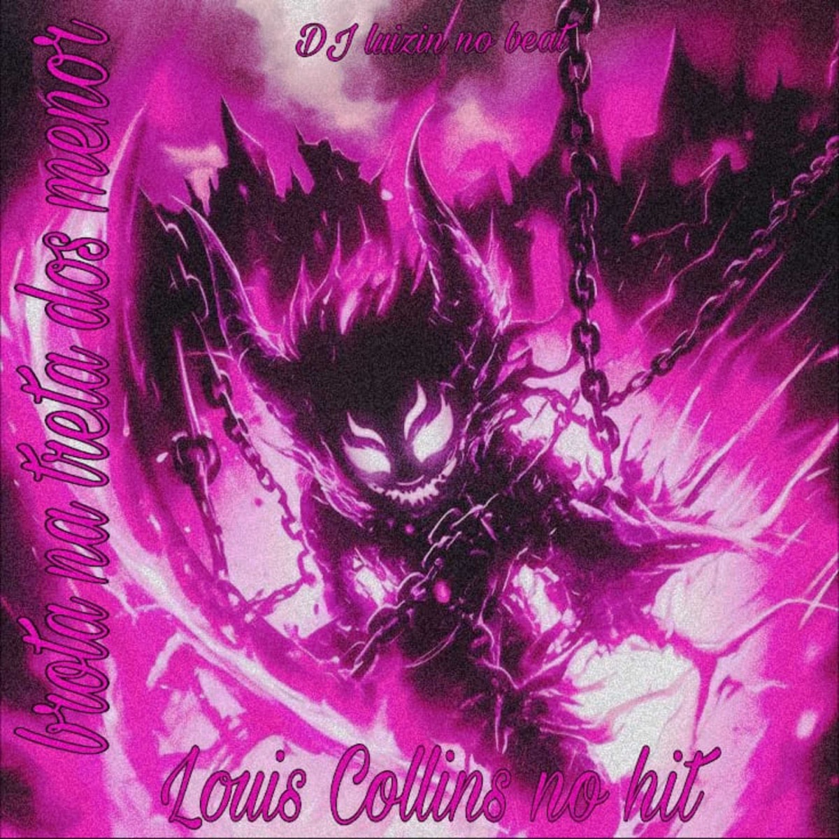 Brotou Na Treta dos Menor - Single by Louis Collins No Hit & Fluxo Digital Music album cover