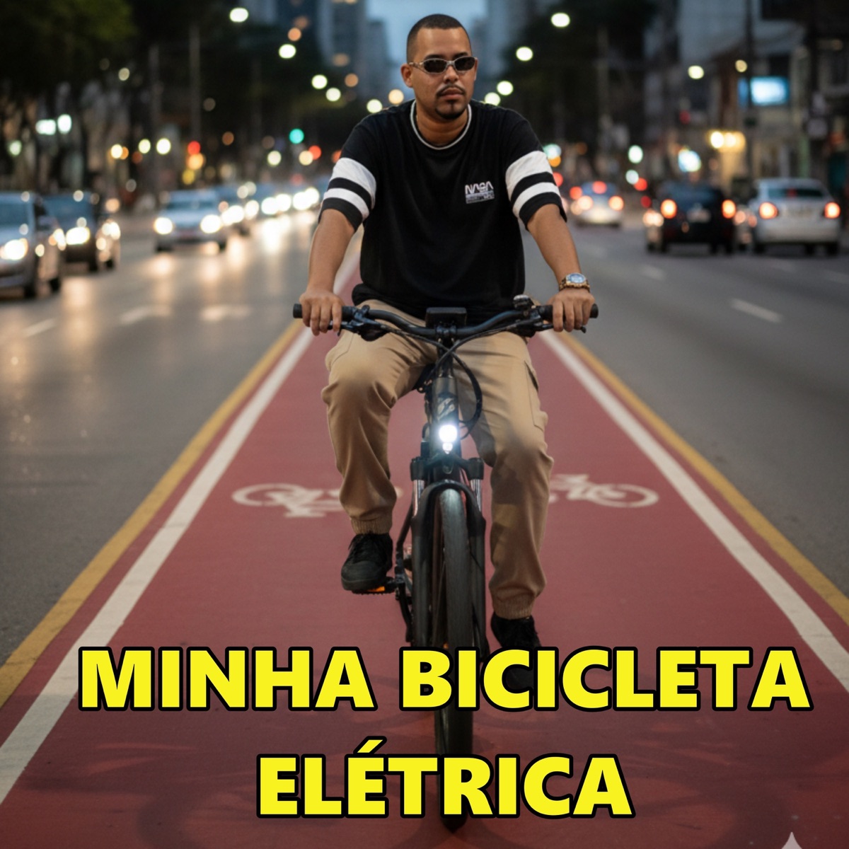 MINHA BICICLETA ELÉTRICA - Single by MC NEGÃO DE VILA VELHA album cover