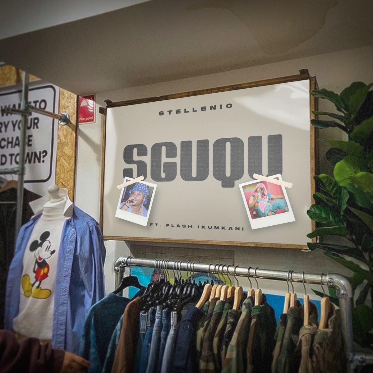 Sguqu (feat. Flash Ikumkani) - Single by Stellenio album cover