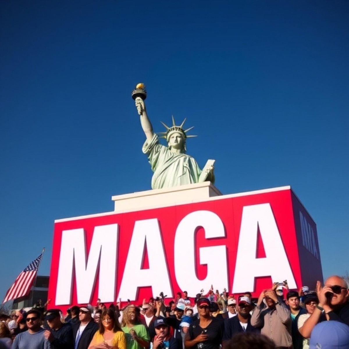 MAGA (feat. Trump The Don & Joe Bribin') - Single by Teflon Don album cover