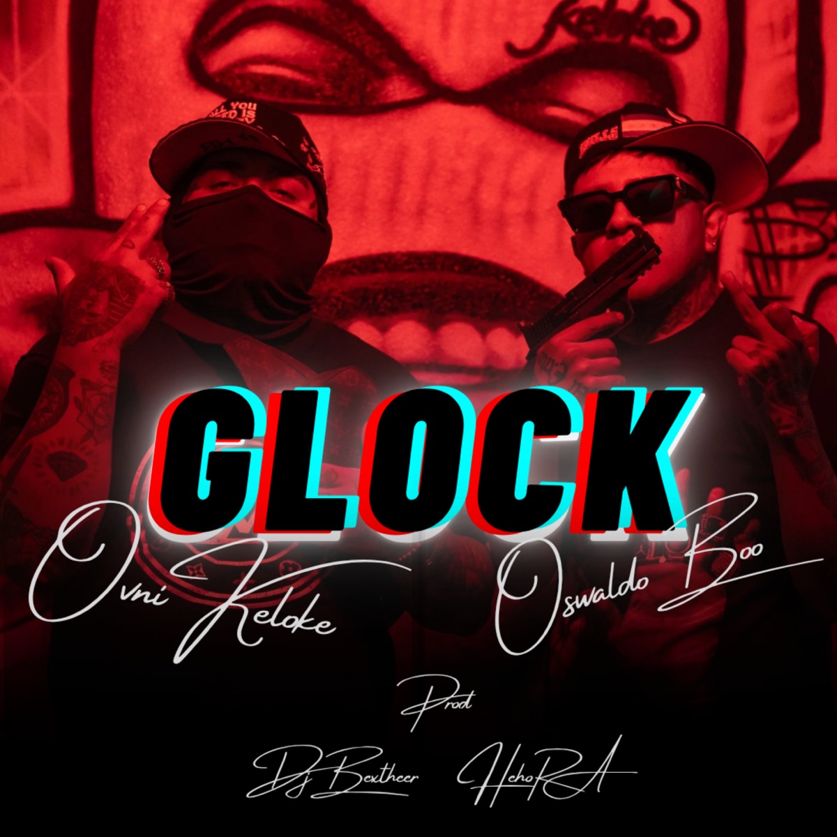 GLOCK (feat. HehoRA) - Single by Ovni Keloke, Dj Bextheer & Oswaldo Boo album cover