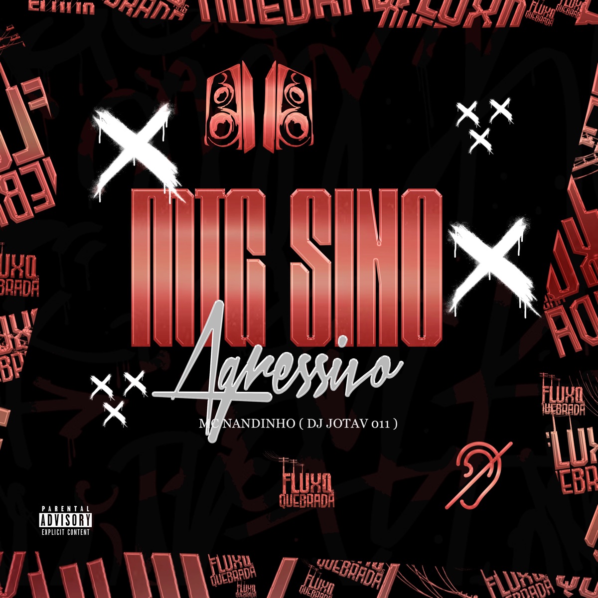 Mtg Sino Agressivo - Single by DJ Jotav 011 & MC Nandinho album cover