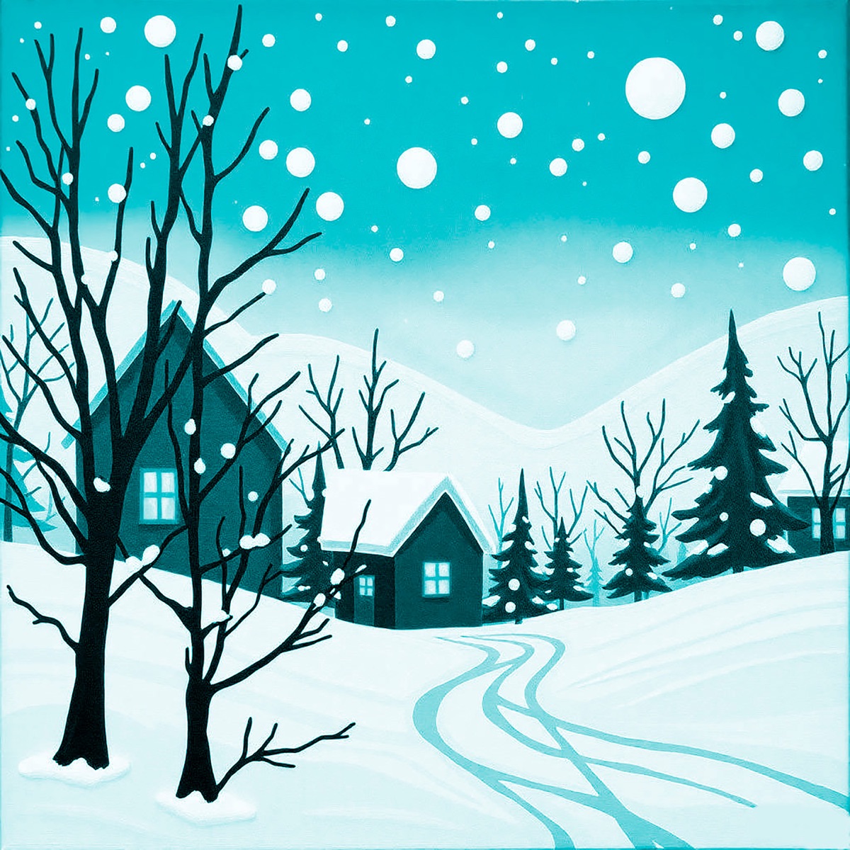 Snowfalls - Single by VibeWithLeafy album cover