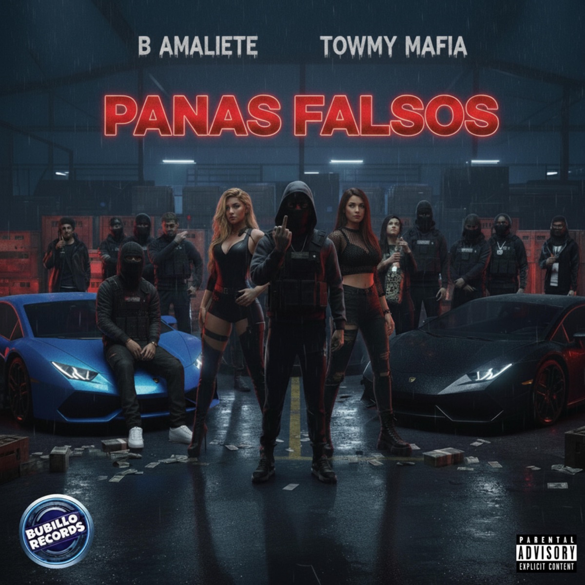 Panas Falsos - Single by B Amaliete & Towmy Mafia album cover