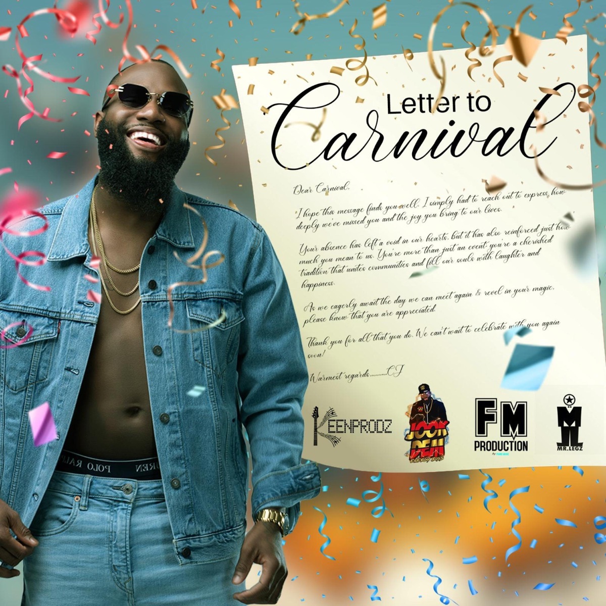 Letter To Carnival - Single by CJ Jook Dem album cover