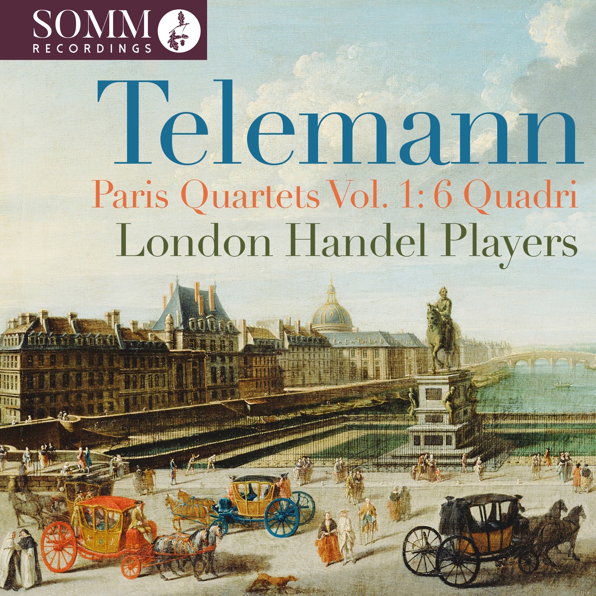 Telemann: Paris Quartets, Vol. 1 by London Handel Players album cover