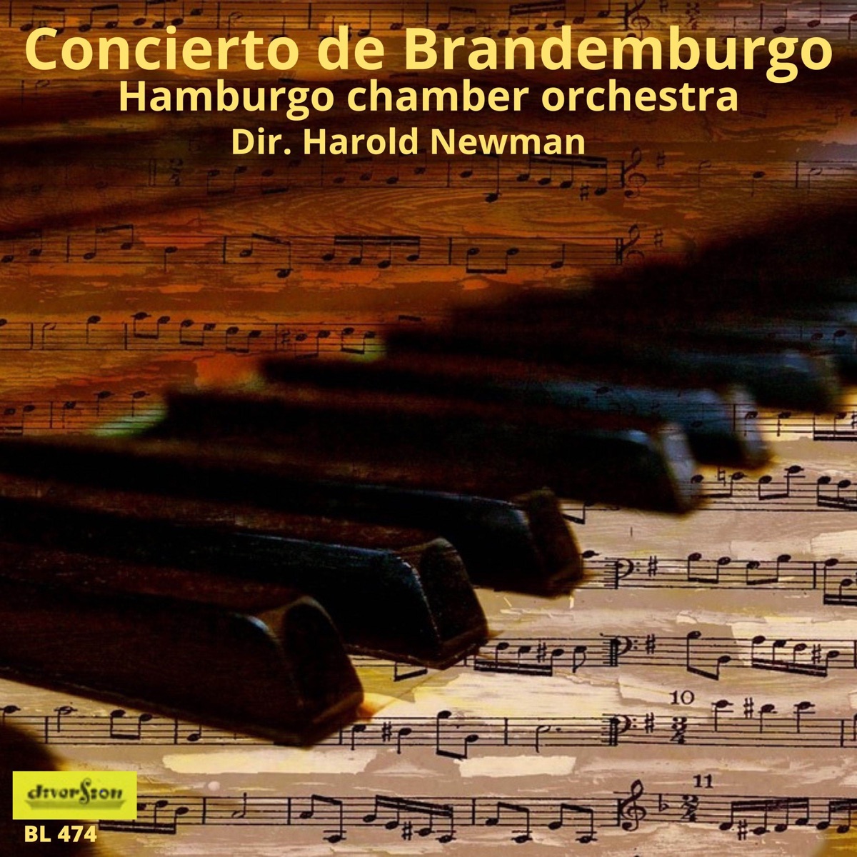 Concierto De Brandemburgo by Hamburg Chamber Orchestra album cover