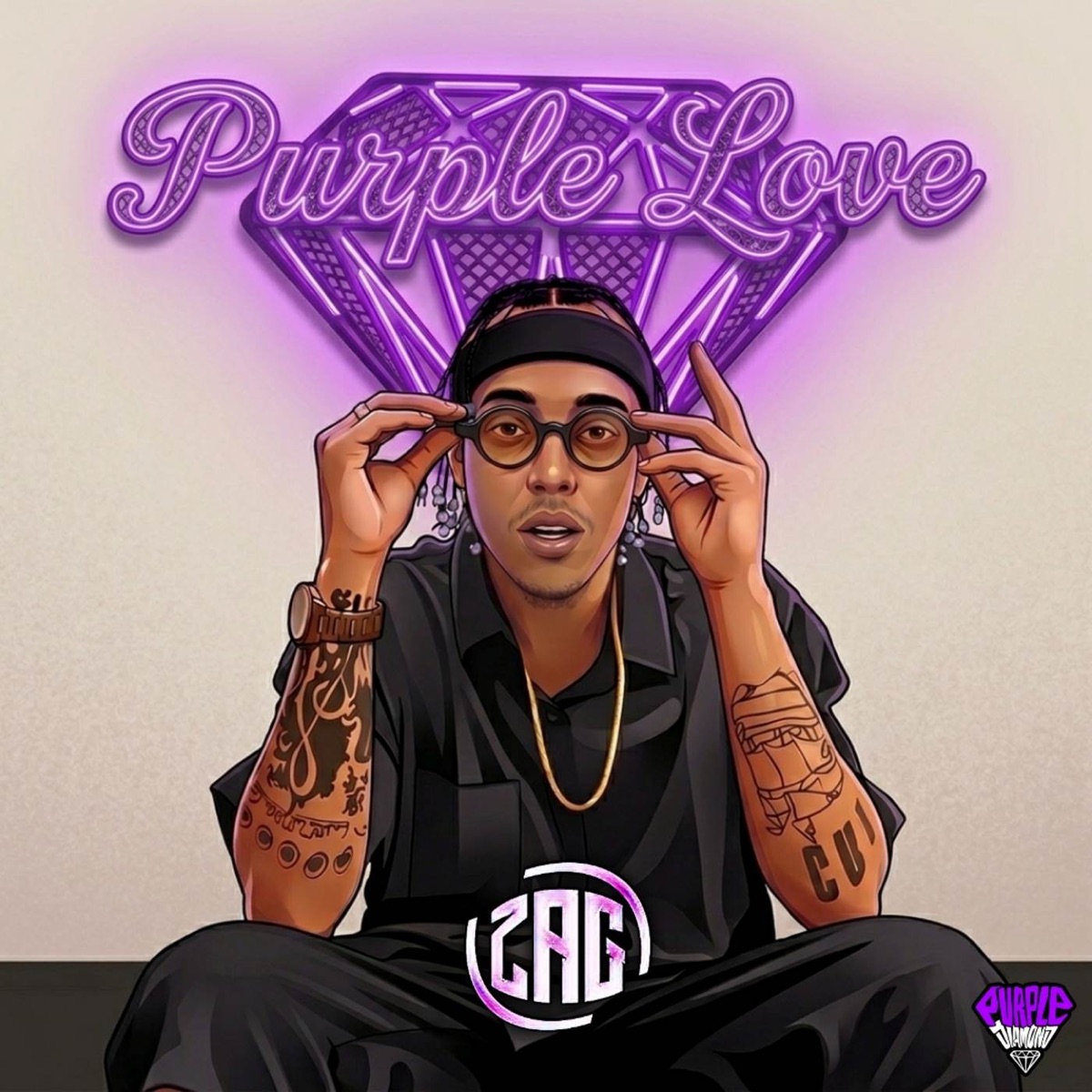 Purple love - EP by ZAG album cover