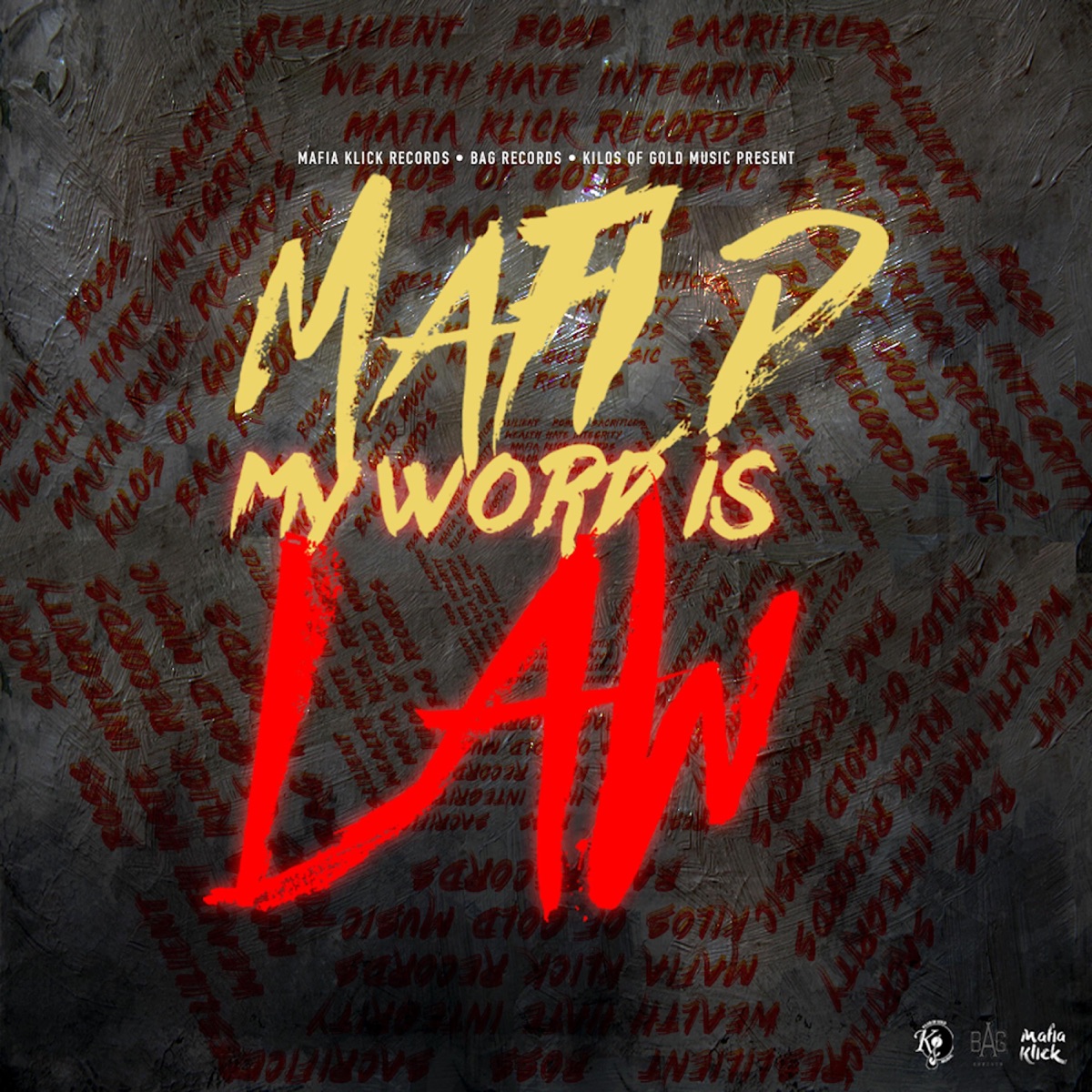 My Word Is Law - EP by Mafi D & Spazz On The Beat album cover