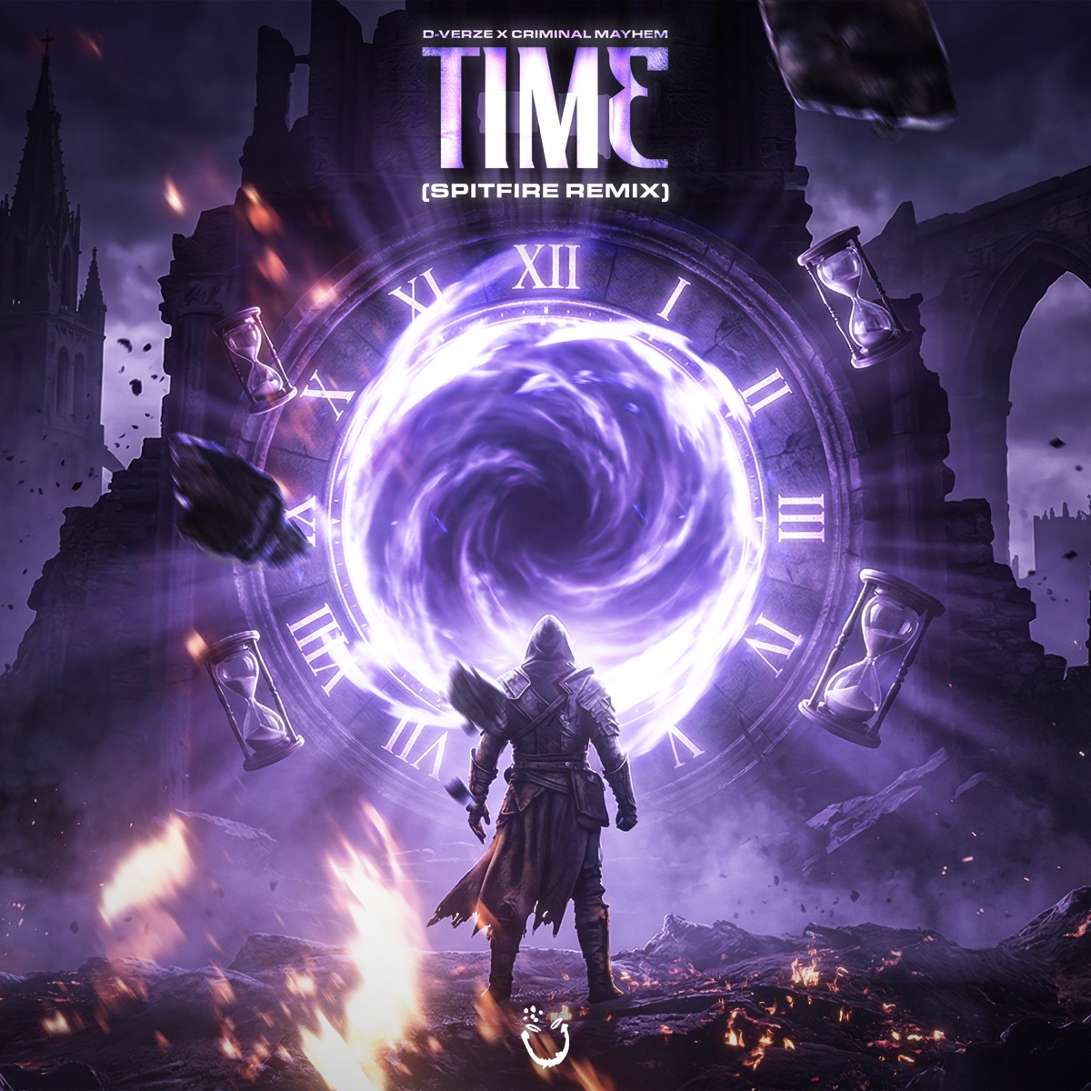 Time (Spitfire Remix) - Single by D-Verze & Criminal Mayhem album cover